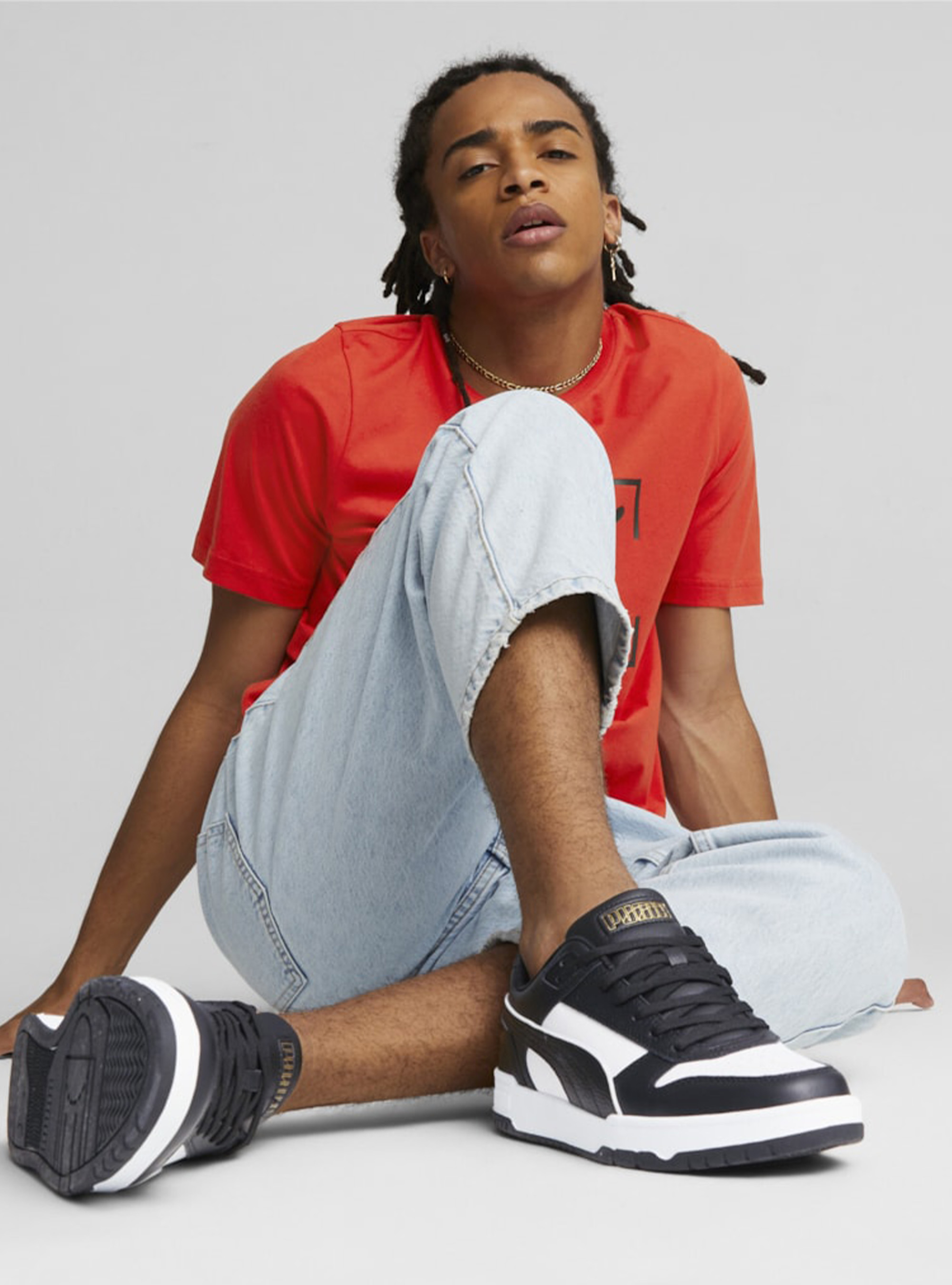 RBD Game Low Puma Trainers, BK1 BLACK